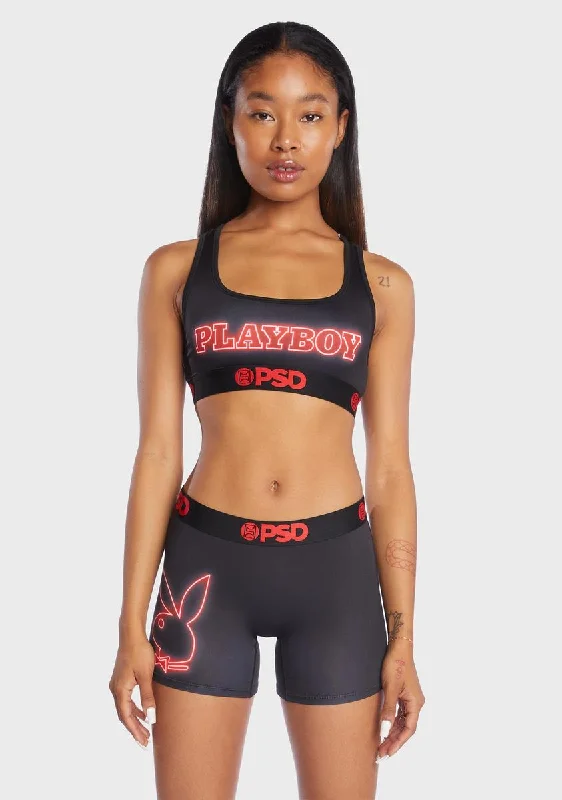 RHD Neon Playboy Sports Bra