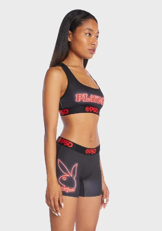 RHD Neon Playboy Sports Bra