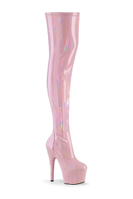 ADORE-3000HWR Exotic Boot | Pink Patent