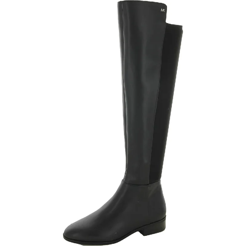 Womens Dressy Pull On Knee-High Boots