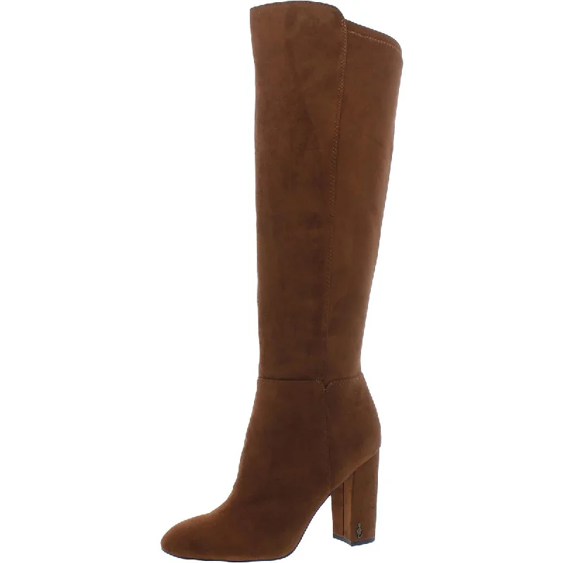 Carlson Womens Faux Suede Tall Knee-High Boots