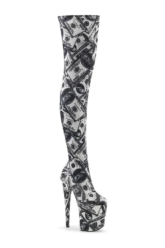 FLAMINGO-3000DP Exotic Boot | White Fabric