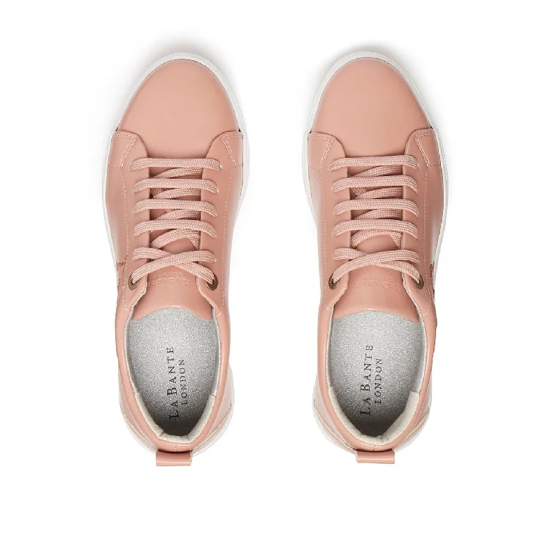 Women's Apple Leather Vegan Sneakers | Pink