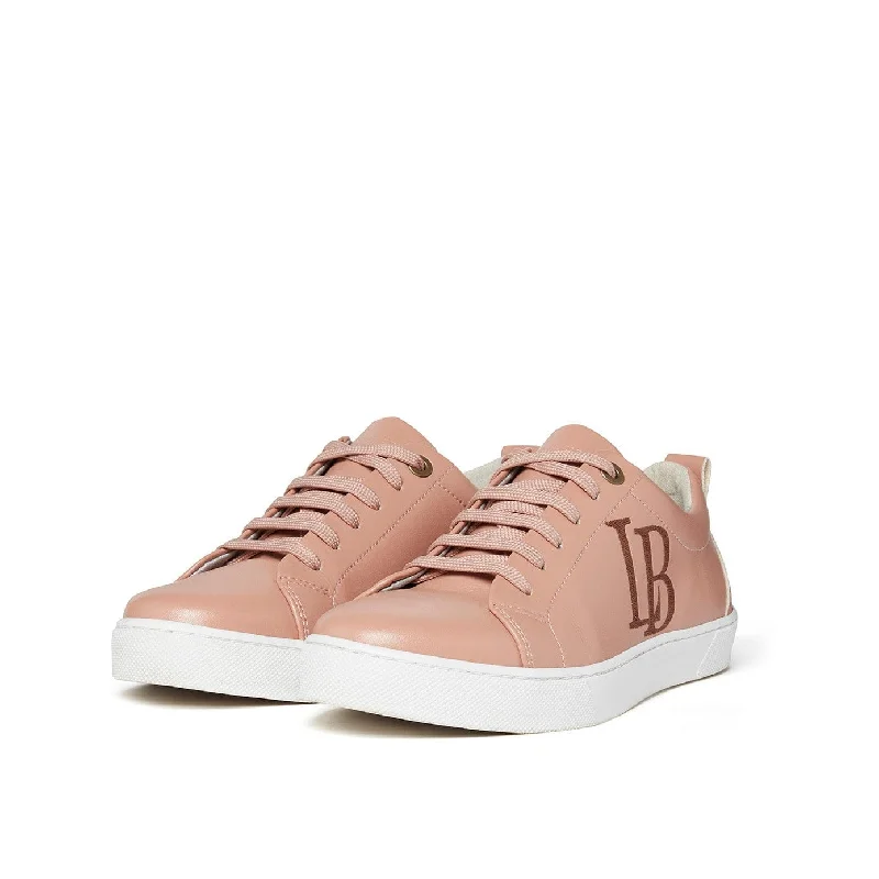 Women's Apple Leather Vegan Sneakers | Pink