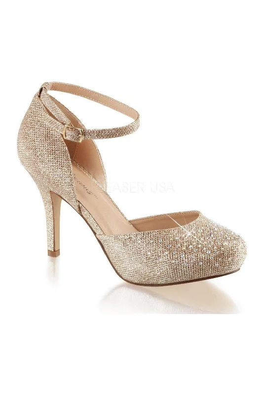 COVET-03 Pump  | Nude Fabric