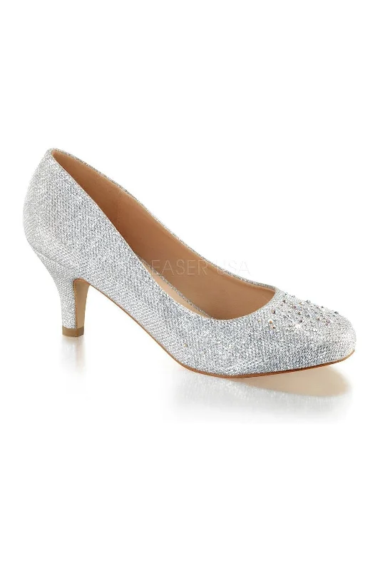 DORIS-06 Pump  | Silver Fabric