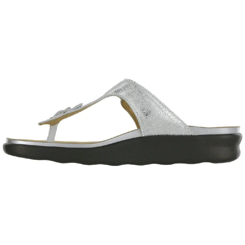 SAS Sanibel Sandal Shiny Silver (Women's)