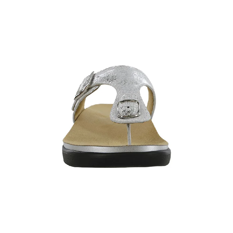 SAS Sanibel Sandal Shiny Silver (Women's)