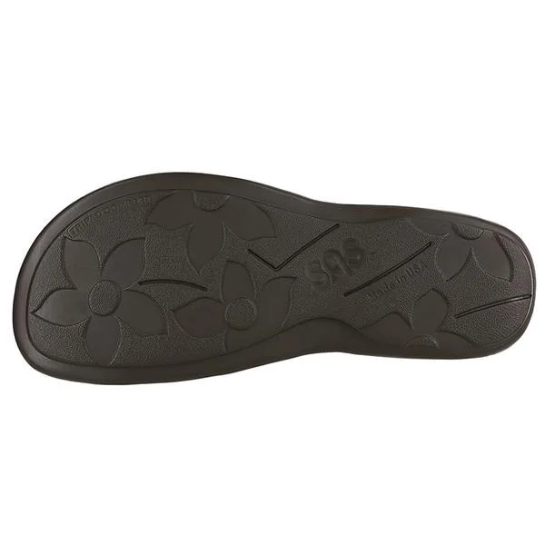 SAS Shelly Slide Sandal Black Leather (Women's)