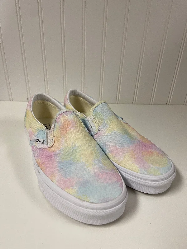 Shoes Sneakers By Vans In Multi-colored, Size: 9