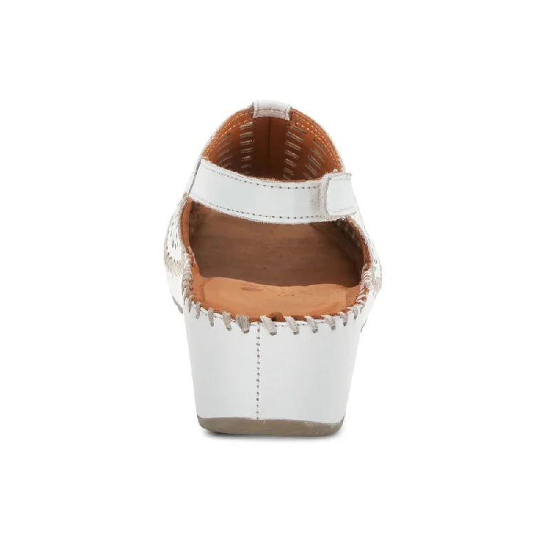 Spring Step Bohemianish Sandal White Leather (Women's)