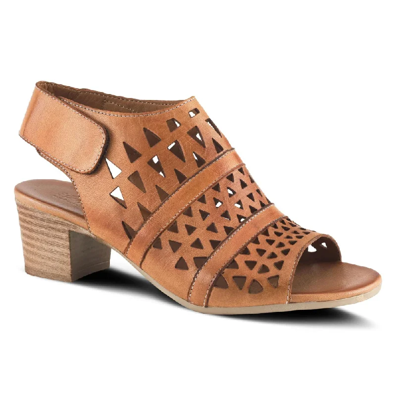 Spring Step Dorotha Brown Leather Sandal (Women's)