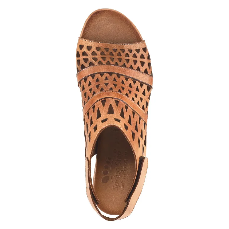 Spring Step Dorotha Brown Leather Sandal (Women's)