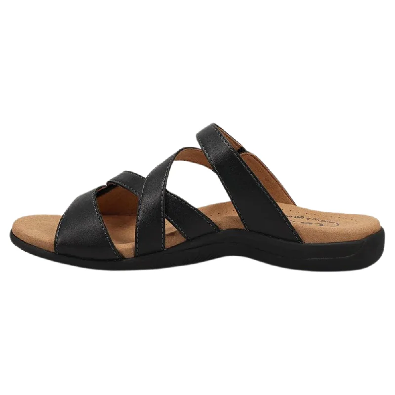 Taos Double U Black Sandal (Women's)