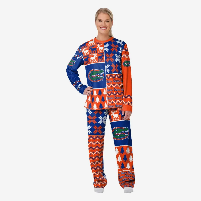 Florida Gators Womens Busy Block Family Holiday Pajamas