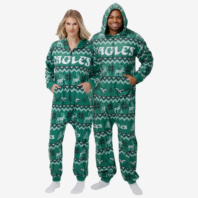 Philadelphia Eagles Kelly Green Ugly One Piece Pajamas