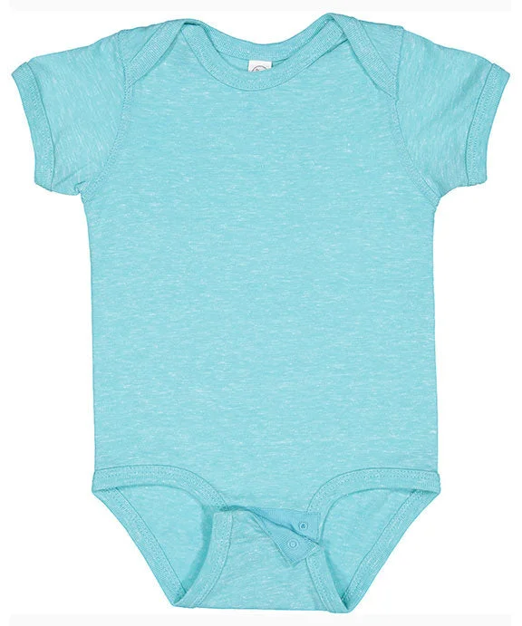 4491 - Rabbit Skins Infant Harborside Melange Jersey Bodysuit