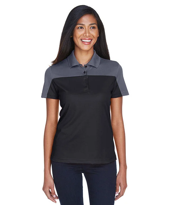 CE101W - Core 365 Ladies Balance Colorblock Performance Piqué Polo Shirt