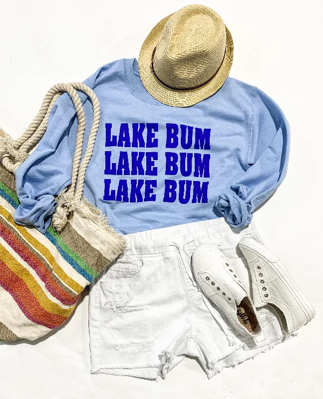 Lake Bum Sweatshirt - Sky Blue** - Final Sale