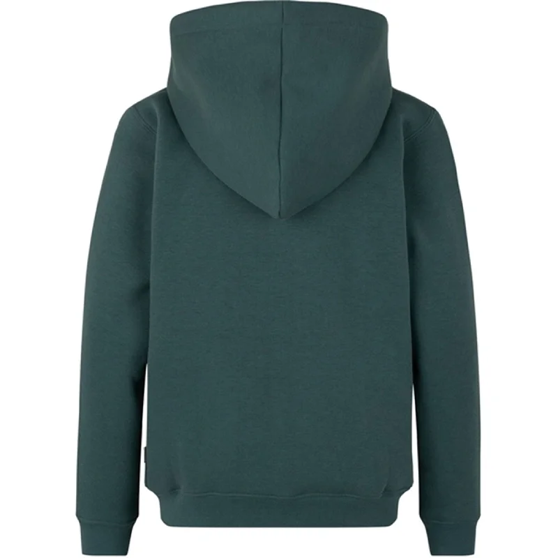 Mads Nørgaard Standard Hudini Zip Hoodie Darkest Spruce