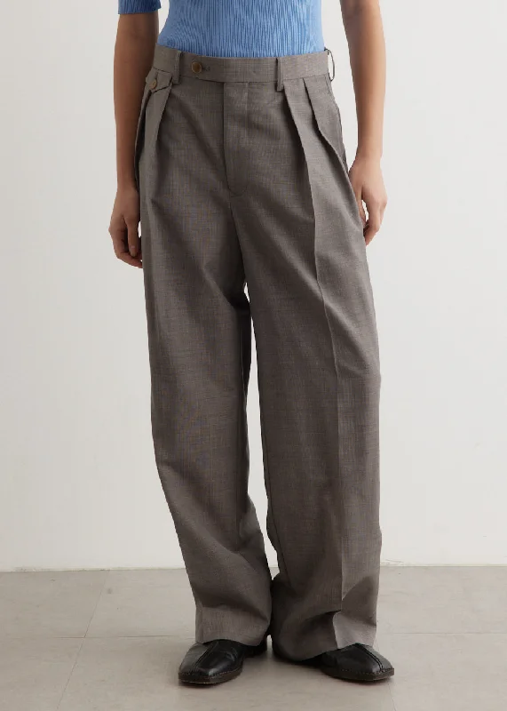 Tropical Wool Kid Mohair Slacks