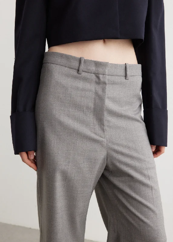 Wide Wool Trousers