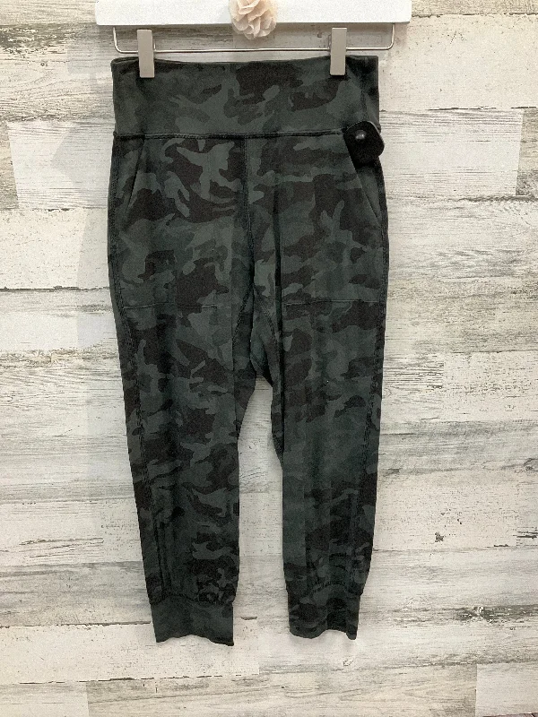 Athletic Leggings By Lululemon In Camouflage Print, Size: 4