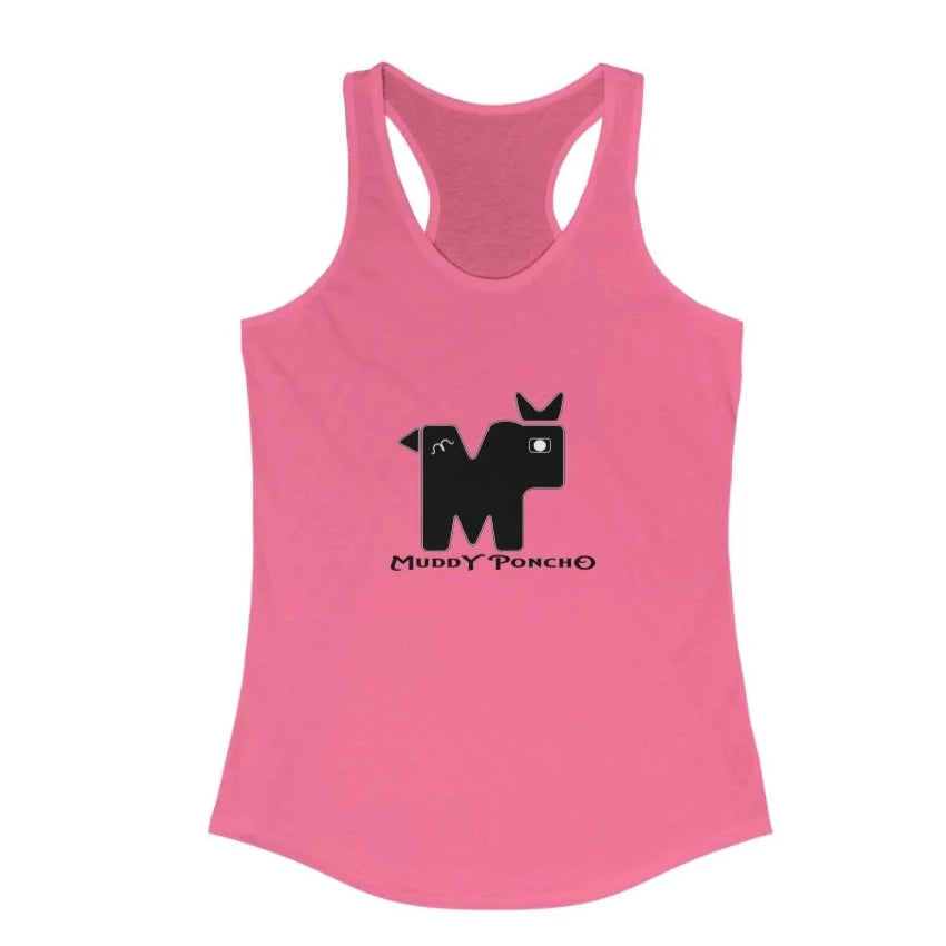 Muddy Poncho Women's Racerback Pink Tank Top