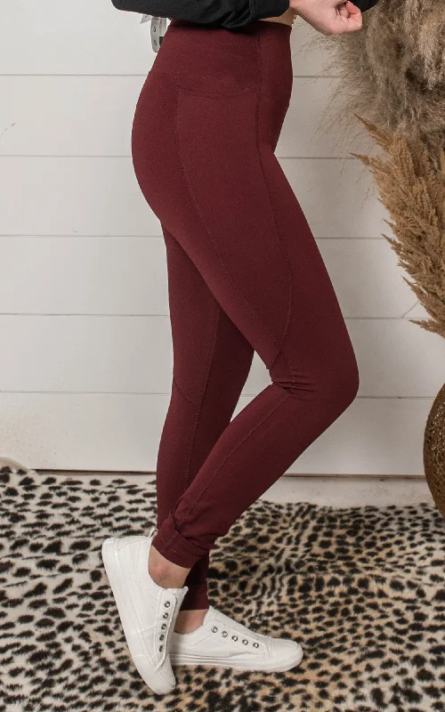 High Waist Shaper Leggings with Pockets - Mono B | FINAL SALE