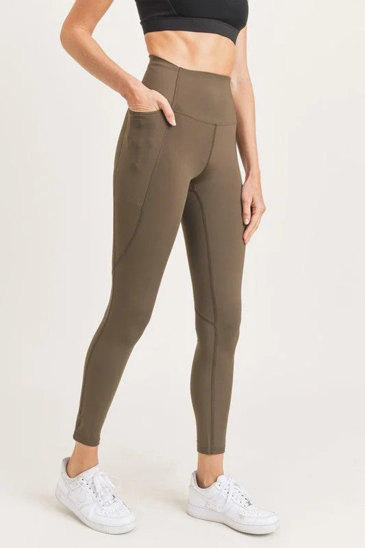 High Waist Shaper Leggings with Pockets - Mono B | FINAL SALE