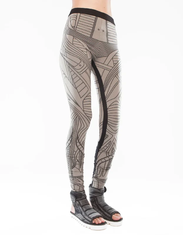 LEGGINGS STRUCTURE BEIGE W