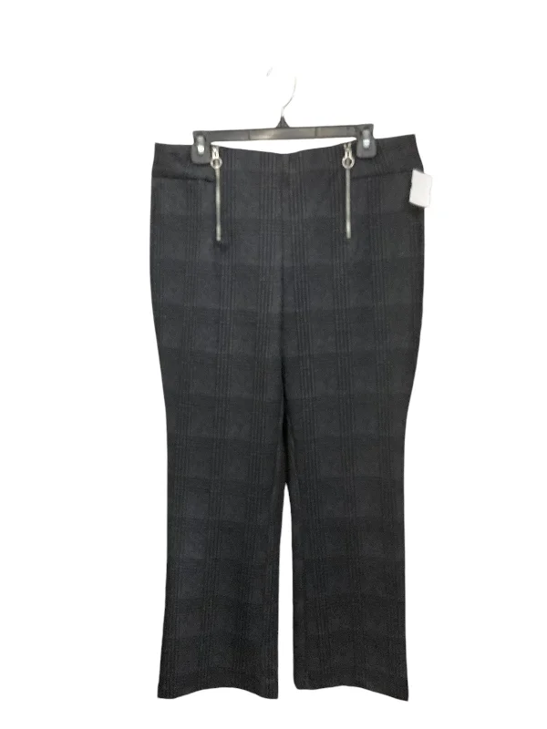 Pants Leggings By Kate & Mallory In Plaid Pattern, Size: Xl