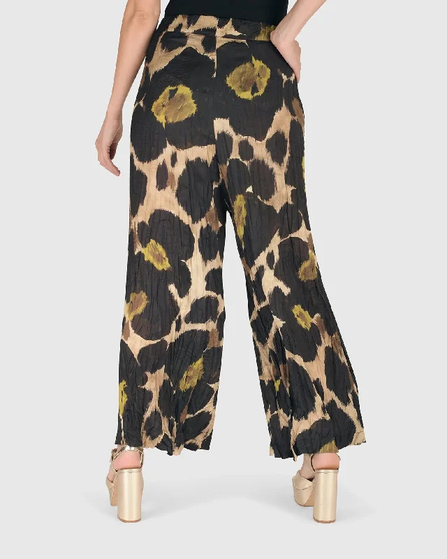 Hazel Crinkle Palazzo Pants, Multi