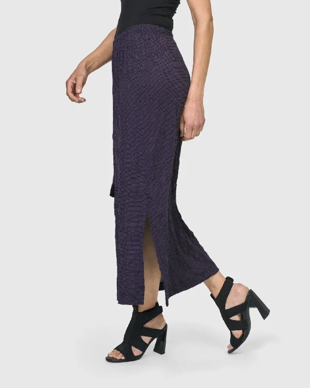 Asteroid Pencil Skirt, Violet