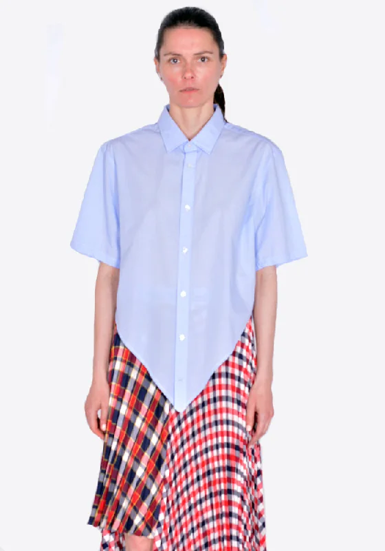 BLESS N°71 5341 POINTYSHIRT VINTAGE LIGHT BLUE