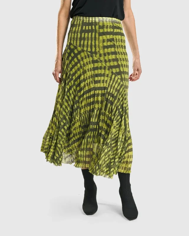 Bohemia Swing Skirt, Yellow