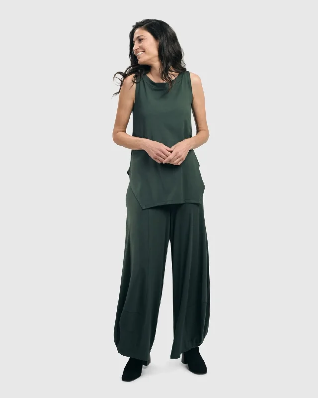 Essential Punto Pants, Tall, Green