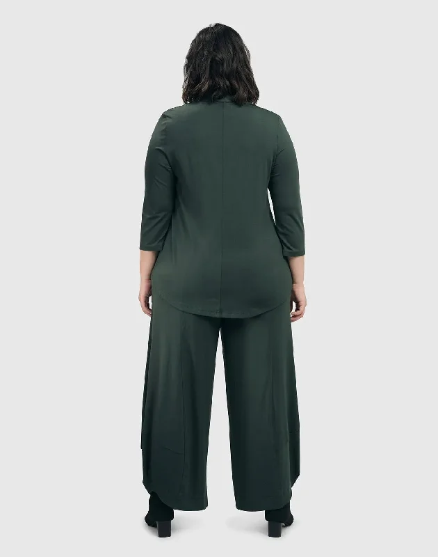 Essential Punto Pants, Tall, Green