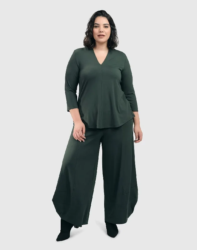 Essential Punto Pants, Tall, Green