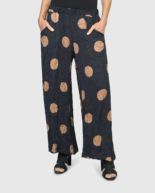 Doppio Wide Leg Pants, Circles