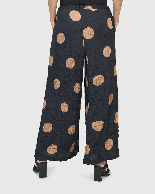 Doppio Wide Leg Pants, Circles