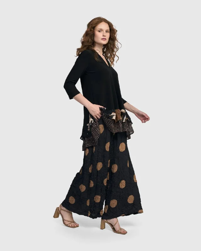 Doppio Wide Leg Pants, Circles