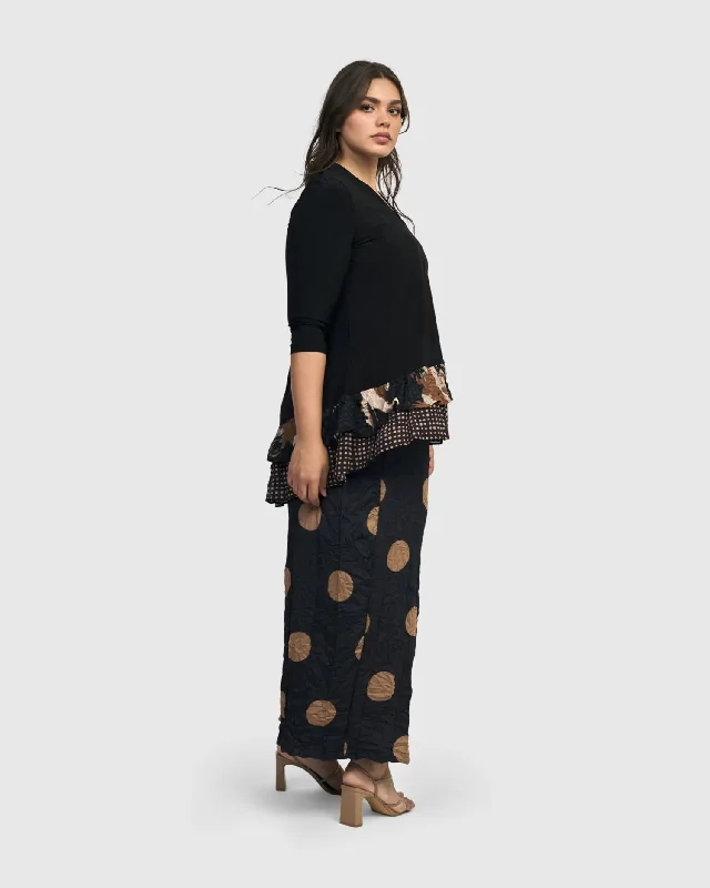 Doppio Wide Leg Pants, Circles