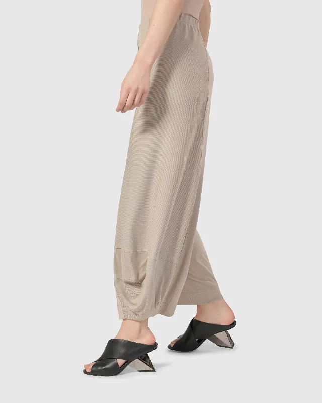 Essential Go-To Punto Pants, Ecru