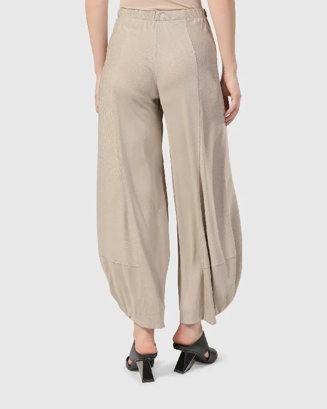 Essential Go-To Punto Pants, Ecru