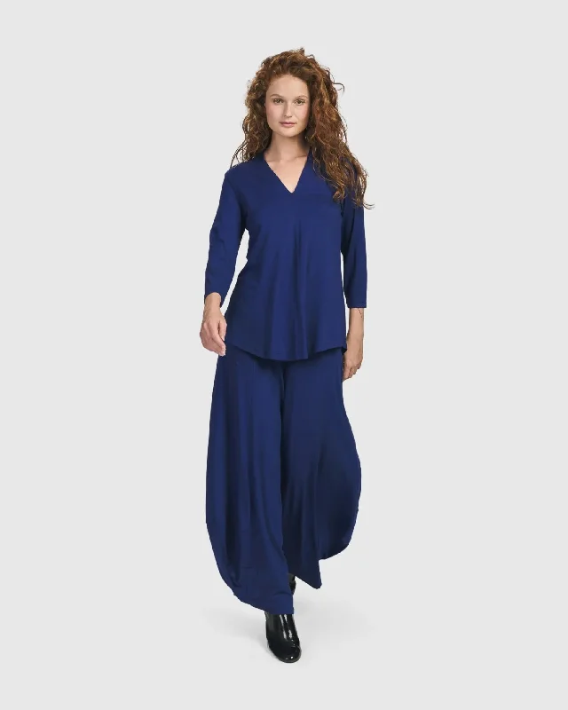 Essential Punto Pants, Royal Blue