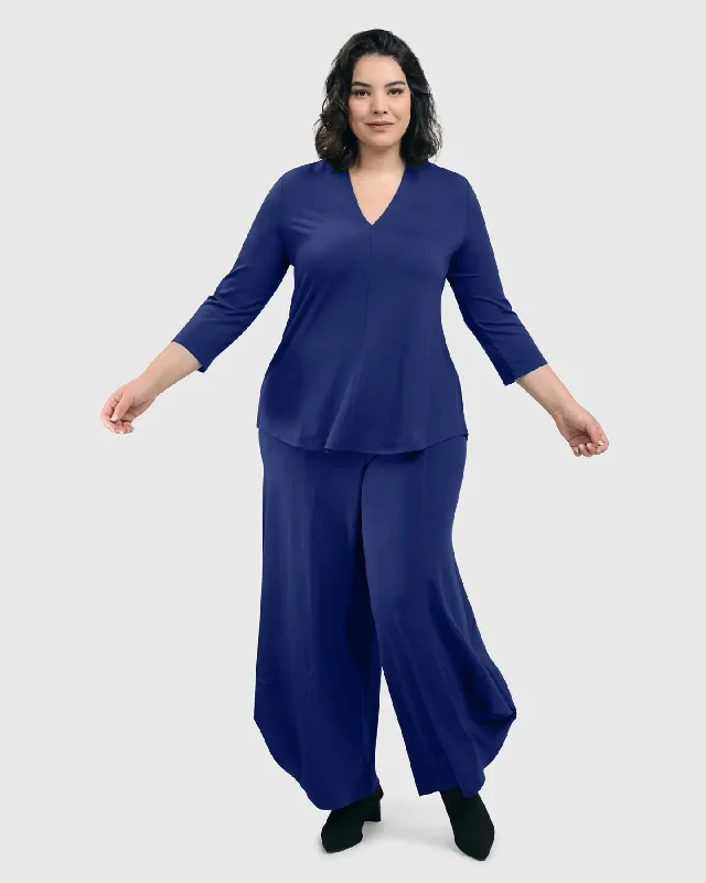 Essential Punto Pants, Royal Blue