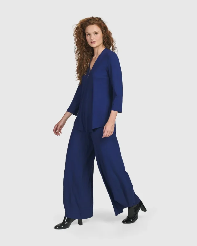 Essential Punto Pants, Royal Blue