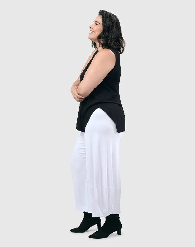 Essential Punto Pants, White