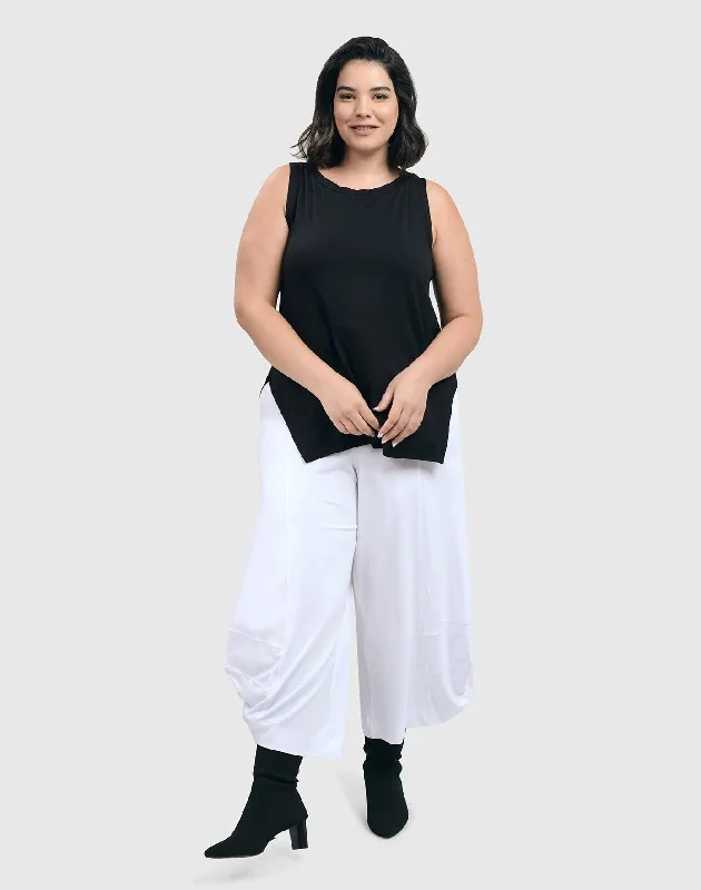 Essential Punto Pants, White